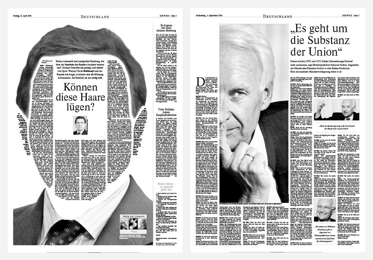 Zeitungsdesign WELT 08